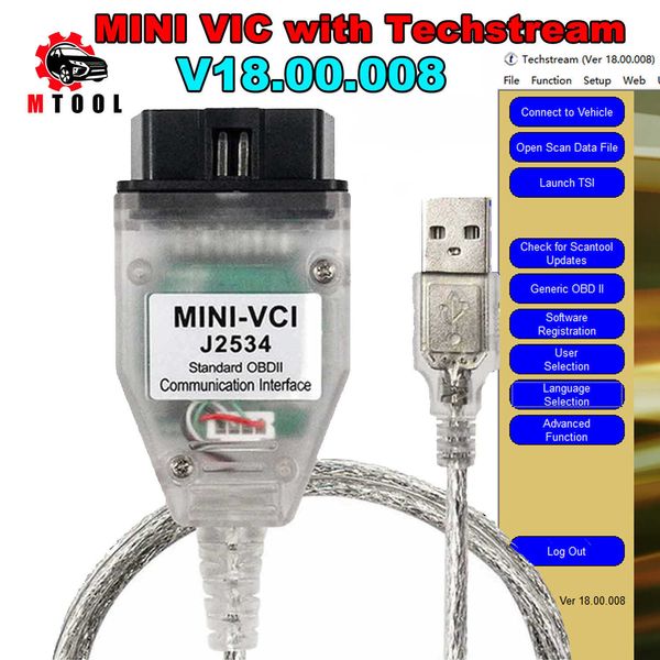 automotive repair kits mini vci minivci j2534 tis techstream software v18.00.008 for toyota obd2 diagnostic cable with software link till ye
automotive repair kits mini vci minivci j2534 tis techstream software v18.00.008 for toyota obd2 diagnostic cable with software link till ye