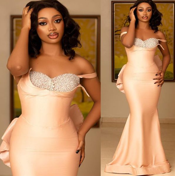 2023 amvca aso pink mermaid prom dress beaded crystals satin evening formal party second reception birthday engagement gowns dress robe de s, Black
2023 amvca aso pink mermaid prom dress beaded crystals satin evening formal party second reception birthday engagement gowns dress robe de s, Black