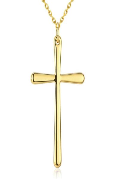 18k gold plated cross pendant necklace fashion jewelry christmas gifts for women good quality 3435179, Silver
18k gold plated cross pendant necklace fashion jewelry christmas gifts for women good quality 3435179, Silver