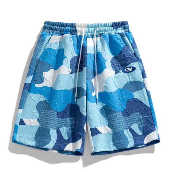 camouflage shorts for men's new summer trendy casual capris loose fitting and colorful sports beach pants for outerwear, White;black
camouflage shorts for men's new summer trendy casual capris loose fitting and colorful sports beach pants for outerwear, White;black