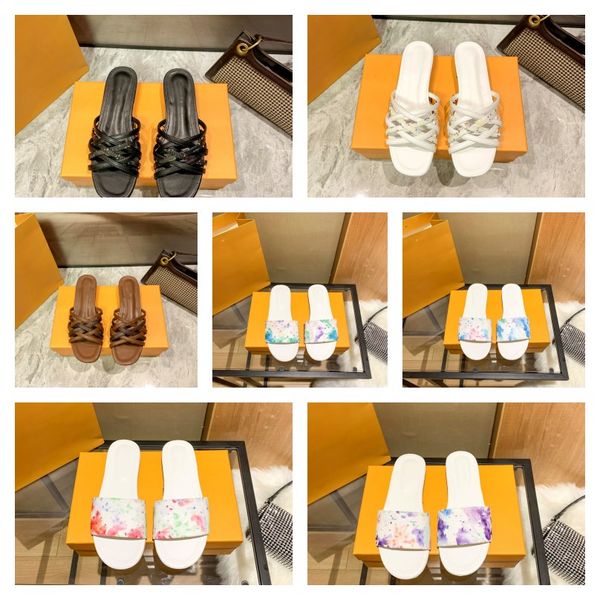 l and v designer women slippers sandals straps jacquard flat mule perforated monogramesoutdoor slipper summer luxury fashion ladies beach fl, Black
l and v designer women slippers sandals straps jacquard flat mule perforated monogramesoutdoor slipper summer luxury fashion ladies beach fl, Black
