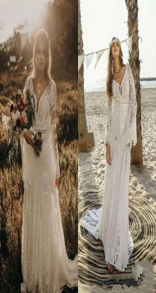 vintage crochet lace wedding dresses with long sleeve 2021 vneck mermaid hippie western country cowgirl bohemian bride gowns al676625856, White
vintage crochet lace wedding dresses with long sleeve 2021 vneck mermaid hippie western country cowgirl bohemian bride gowns al676625856, White