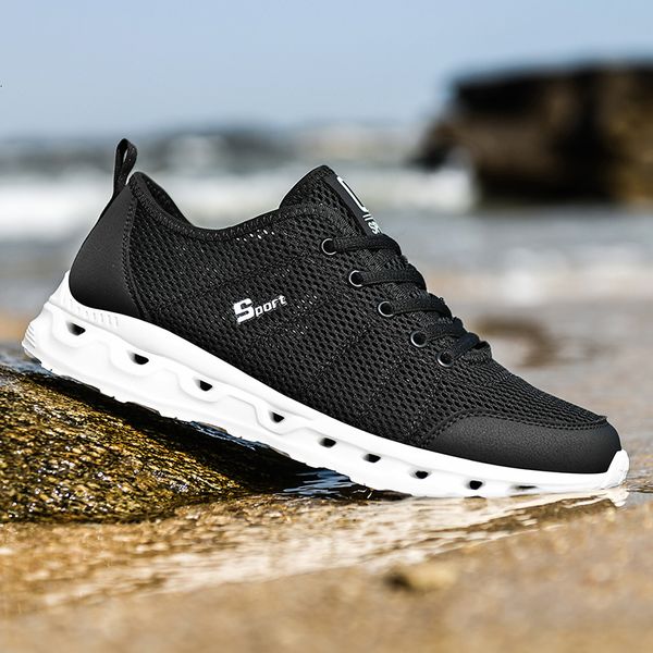 water shoes men aqua shoes outdoor breathable beach shoes lightweight quick-drying wading shoes sport water camping sneakers shoes 230522, Black
water shoes men aqua shoes outdoor breathable beach shoes lightweight quick-drying wading shoes sport water camping sneakers shoes 230522, Black