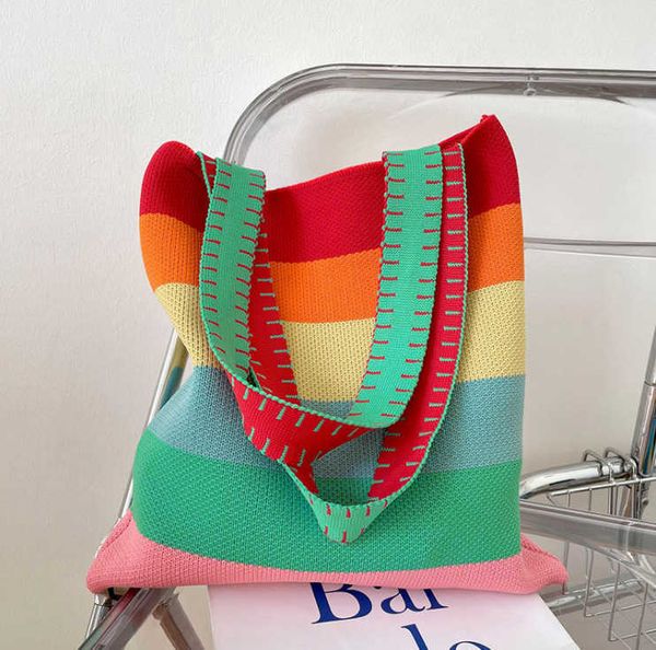 lgbt shopping bags pride same bag for women s new korean version versatile rainbow stripe shoulder street leisure handbag 230522
lgbt shopping bags pride same bag for women s new korean version versatile rainbow stripe shoulder street leisure handbag 230522