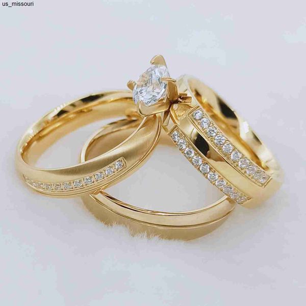 band rings 3pcs couple wedding rings set for women men love alliance cz diamond engagement marriage jewelry fedi nuziali 18k gold plated j23, Silver
band rings 3pcs couple wedding rings set for women men love alliance cz diamond engagement marriage jewelry fedi nuziali 18k gold plated j23, Silver