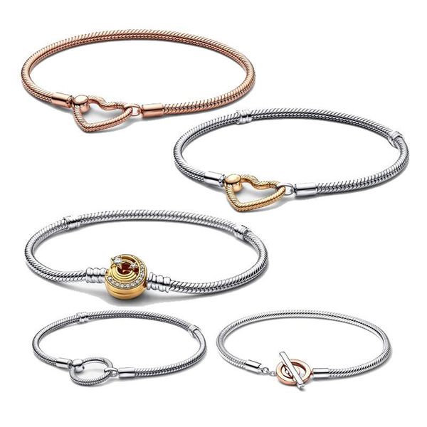 bangle summary heart o closure 925 sterling silver bracelet for women rose gold snake chain pan moments beads jewelry making gift, Black
bangle summary heart o closure 925 sterling silver bracelet for women rose gold snake chain pan moments beads jewelry making gift, Black
