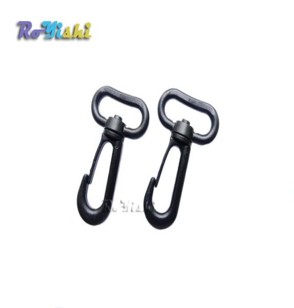 50pcspack plastic snap hooks rotary swivel backpack buckles webbing 25mm6034160, Black
50pcspack plastic snap hooks rotary swivel backpack buckles webbing 25mm6034160, Black