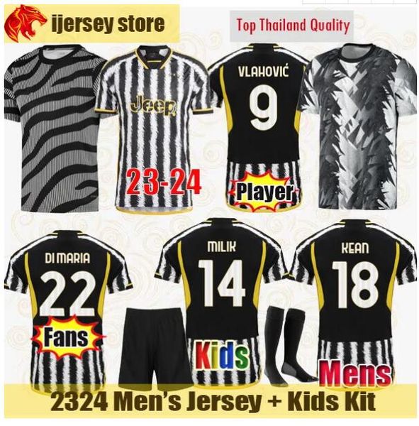 23 24 soccer jerseys vlahovic 2023 2024 fans player version milik di maria rabiot juve chiesa pogba football shirt kean kostic mens jersey k, Black;yellow
23 24 soccer jerseys vlahovic 2023 2024 fans player version milik di maria rabiot juve chiesa pogba football shirt kean kostic mens jersey k, Black;yellow