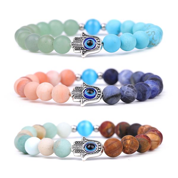 8mm frosted natural stone bracelet elastic beaded gemstone bracelet crystal bracelets healing stone bangle, Golden;silver
8mm frosted natural stone bracelet elastic beaded gemstone bracelet crystal bracelets healing stone bangle, Golden;silver