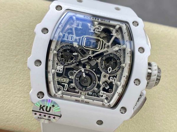 rm011-03 retrograde multifunctional luxury wristwatch richa milles full automatic mechanical hollow out carbon fiber black white tape white, Slivery;black
rm011-03 retrograde multifunctional luxury wristwatch richa milles full automatic mechanical hollow out carbon fiber black white tape white, Slivery;black