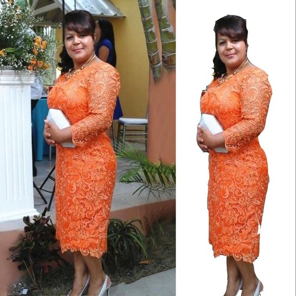 2023 mother of bride dresses vintage full lace v neck long sleeves orange tea length sheath vestidos plus size formal wedding guest dreses, Black;red
2023 mother of bride dresses vintage full lace v neck long sleeves orange tea length sheath vestidos plus size formal wedding guest dreses, Black;red