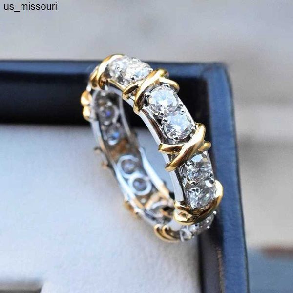 band rings handmade across ring white yellow gold filled diamond cz wedding band rings for women men statement party moissanite jewelry j230, Silver
band rings handmade across ring white yellow gold filled diamond cz wedding band rings for women men statement party moissanite jewelry j230, Silver