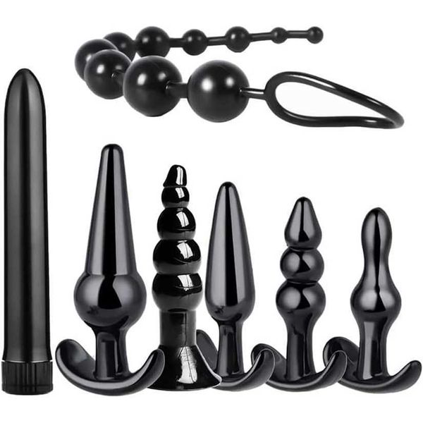 factory outlet pieces waterproof silicone docking plug suitable for women and men beginner happy bead training set toys black
factory outlet pieces waterproof silicone docking plug suitable for women and men beginner happy bead training set toys black