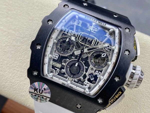 rm011-03 retrograde superclone multifunctional luxury wristwatch richa milles full automatic mechanical hollow out carbon fiber rm11-03 tape, Slivery;brown
rm011-03 retrograde superclone multifunctional luxury wristwatch richa milles full automatic mechanical hollow out carbon fiber rm11-03 tape, Slivery;brown