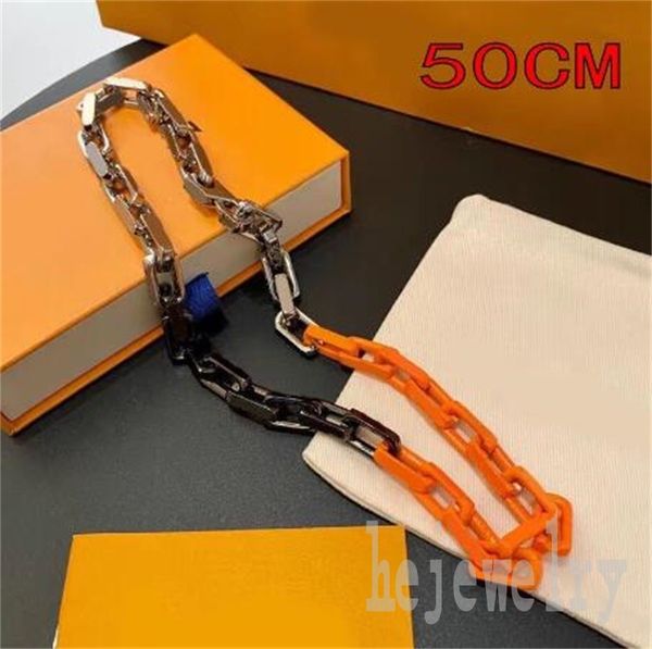 popular link chains bracelets designer for women necklaces designer enamel multicolor pretty personality punk chic plated gold necklaces ora, Silver
popular link chains bracelets designer for women necklaces designer enamel multicolor pretty personality punk chic plated gold necklaces ora, Silver
