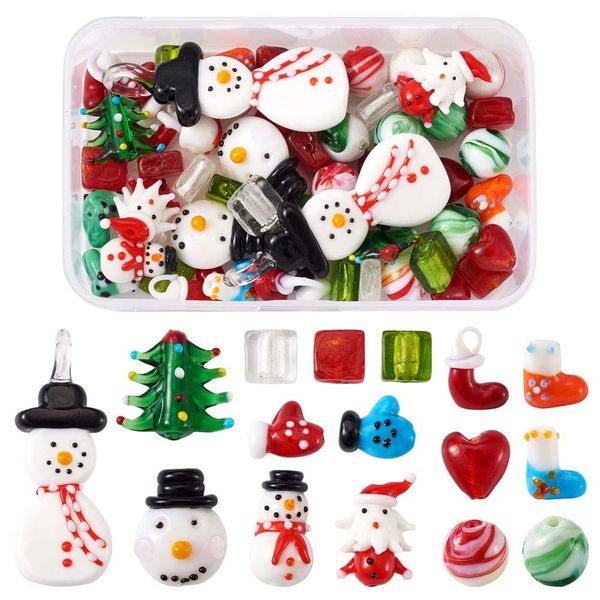 crystal 20~55pcs mixed color handmade lampwork beads mixed shapes glass beads for christmas wreath decor xmas jewelry earrings pendants
crystal 20~55pcs mixed color handmade lampwork beads mixed shapes glass beads for christmas wreath decor xmas jewelry earrings pendants