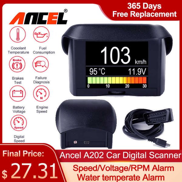 automotive repair kits ancel a202 hud on-board computer for car digital obd2 computer meter speedometer fuel consumption head-up display obd
automotive repair kits ancel a202 hud on-board computer for car digital obd2 computer meter speedometer fuel consumption head-up display obd