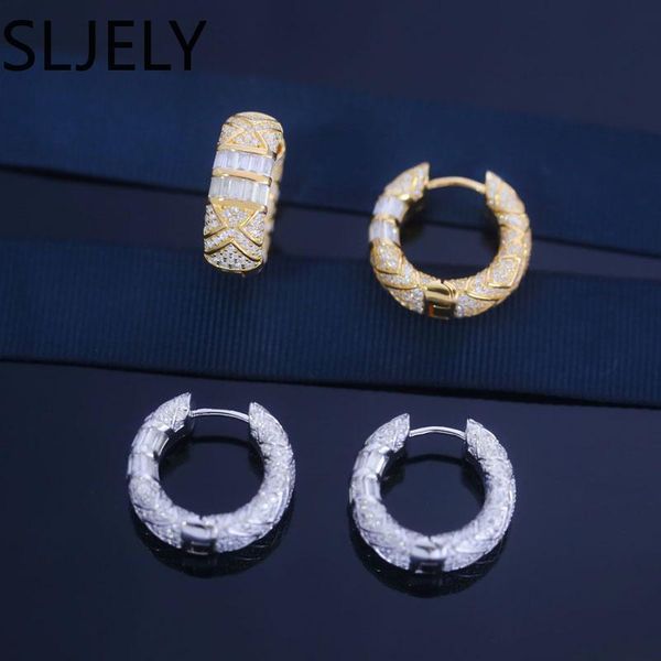 huggie sljely 1 1 fashion real 925 sterling silver mana series batik thick hoop earrings women luxury brand monaco jewelry, Golden;silver
huggie sljely 1 1 fashion real 925 sterling silver mana series batik thick hoop earrings women luxury brand monaco jewelry, Golden;silver