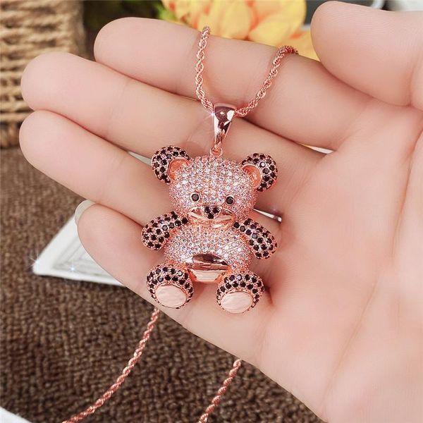 necklaces huitan newlydesigned brown bear necklace for women unique neck accessories sweater chain long necklace fashion jewelry 2022, Silver
necklaces huitan newlydesigned brown bear necklace for women unique neck accessories sweater chain long necklace fashion jewelry 2022, Silver