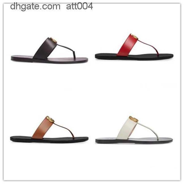 2023 designer slides women flip flops leather sandal double metal black white brown slippers summer beach sandals with box size 36-45'&
2023 designer slides women flip flops leather sandal double metal black white brown slippers summer beach sandals with box size 36-45'&