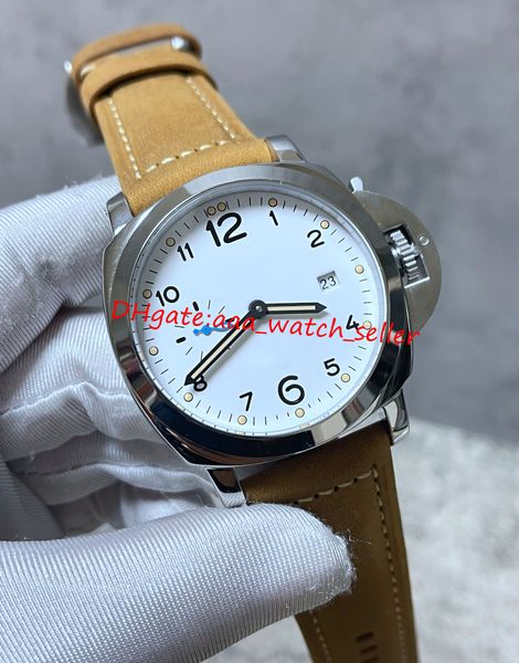 mens watches 42mm white dial mechanical automatic movement brown leather strap transparent back cover luminous sapphire sport men's wri, Slivery;brown
mens watches 42mm white dial mechanical automatic movement brown leather strap transparent back cover luminous sapphire sport men's wri, Slivery;brown