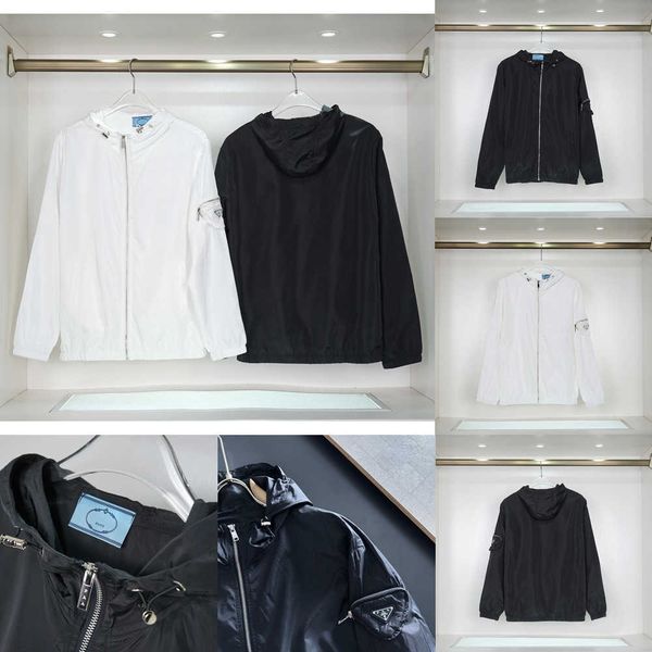 designer jacket italy luxury brand pra windbreaker men women hooded sun protection spring summer thin and light style iml8, Black;brown
designer jacket italy luxury brand pra windbreaker men women hooded sun protection spring summer thin and light style iml8, Black;brown