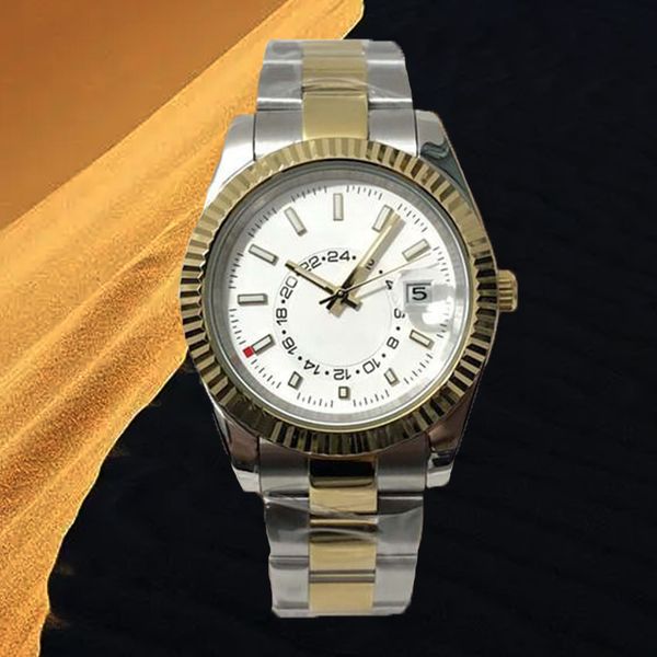gold mens watch automatic mechanical watch for mens designer watches 40mm full stainless steel strap gold watch super luminous wristwatch mo, Slivery;brown
gold mens watch automatic mechanical watch for mens designer watches 40mm full stainless steel strap gold watch super luminous wristwatch mo, Slivery;brown
