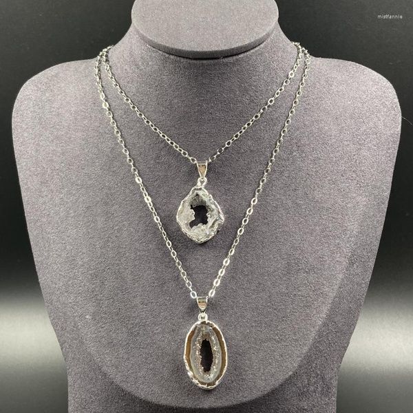 pendant necklaces silver color natural agates quartz irregular agat slice geode crystal stone pendulum necklace for women reiki
pendant necklaces silver color natural agates quartz irregular agat slice geode crystal stone pendulum necklace for women reiki