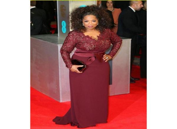 oprah winfreys plus size celebrity evening dresses v neck with long sleeves chiffon burgundy red carpet prom dress whole 6288936, Black;red
oprah winfreys plus size celebrity evening dresses v neck with long sleeves chiffon burgundy red carpet prom dress whole 6288936, Black;red