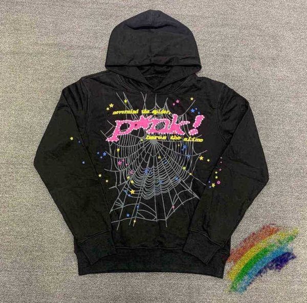 men's hoodies sweatshirts puff print sp5der hoodie men women heavy fabric spider web breathable design 625ess, Black
men's hoodies sweatshirts puff print sp5der hoodie men women heavy fabric spider web breathable design 625ess, Black