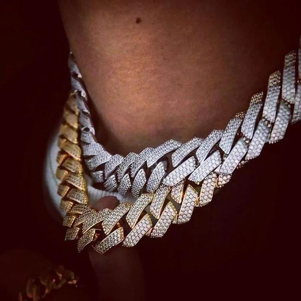 necklaces 2022 cuban big heavy 3 row cz 19mm width 5a cubic zircon chain mens choker necklace bling hip hop male braclet necklace set gift, Silver
necklaces 2022 cuban big heavy 3 row cz 19mm width 5a cubic zircon chain mens choker necklace bling hip hop male braclet necklace set gift, Silver