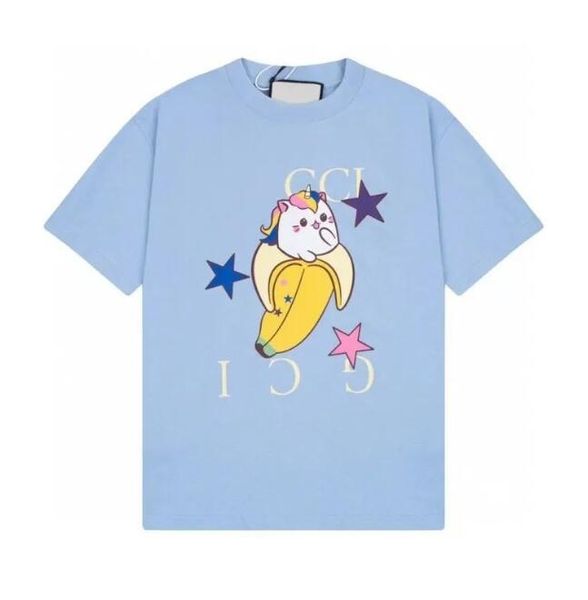 2023 famous cotton round neck european and american letters printed summer casual couple sleeves, White;black
2023 famous cotton round neck european and american letters printed summer casual couple sleeves, White;black