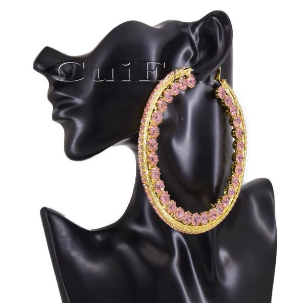 huggie cuier 10cm stunning over size 4" huge hoop earrings for women crystal rhinestones big fashion exaggerated stage jewelry, Golden;silver
huggie cuier 10cm stunning over size 4" huge hoop earrings for women crystal rhinestones big fashion exaggerated stage jewelry, Golden;silver