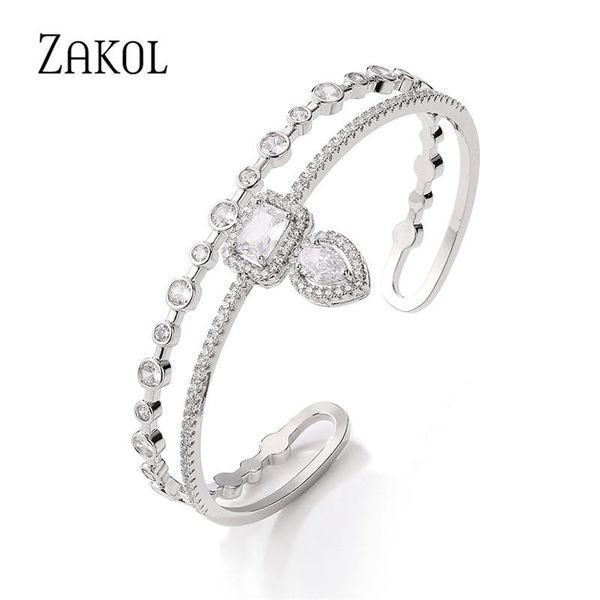 bangle zakol brand vintage micro inlay geometric cubic zirconia cuff bracelet bangles for women luxury evening party wedding jewelry, Black
bangle zakol brand vintage micro inlay geometric cubic zirconia cuff bracelet bangles for women luxury evening party wedding jewelry, Black