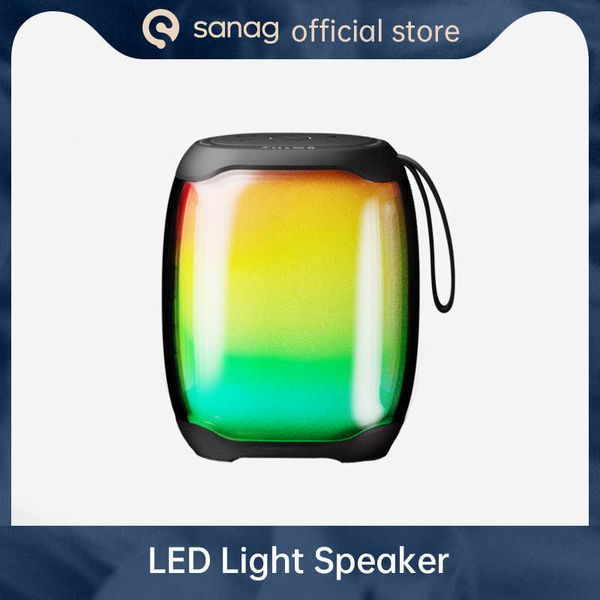 Image of Cell Phone Speakers Sanag V12 Bluetooth Speaker LED Dynamic Light TWS Bass Camping Speaker Z0522