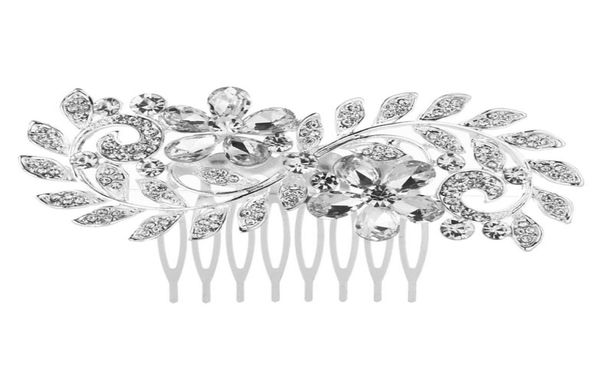 2018 feis hole crystal flower and leaf hair combed romantic bridal flower headdress hair accessory for bride wedding a6010464, Silver
2018 feis hole crystal flower and leaf hair combed romantic bridal flower headdress hair accessory for bride wedding a6010464, Silver