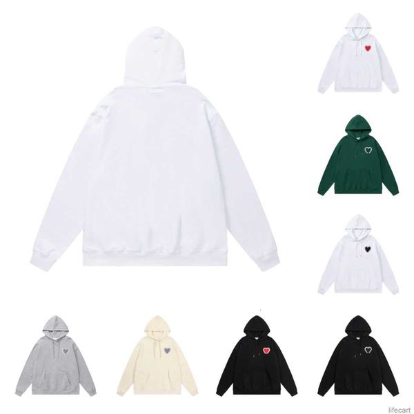 amis paris fashion hoodie for men and women quality sweater embroidered red love winter round neck jumper couple sweatshirts 26fk, Black 
amis paris fashion hoodie for men and women quality sweater embroidered red love winter round neck jumper couple sweatshirts 26fk, Black