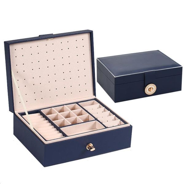 boxes new product jewelry box leather double layer large capacity earring storage case ring jewelry bracelet holder, Black;white
boxes new product jewelry box leather double layer large capacity earring storage case ring jewelry bracelet holder, Black;white