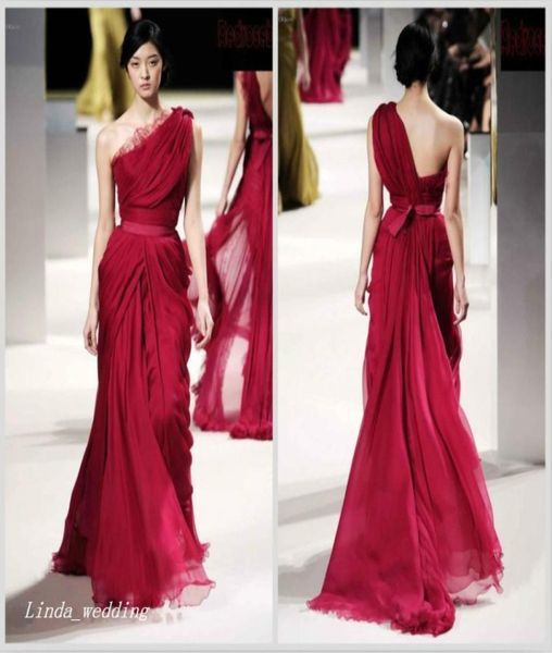 unique design wine red evening dress elie saab one shoulder floor length long chiffon special occasion dress runway dress prom par3165064, Black;red
unique design wine red evening dress elie saab one shoulder floor length long chiffon special occasion dress runway dress prom par3165064, Black;red