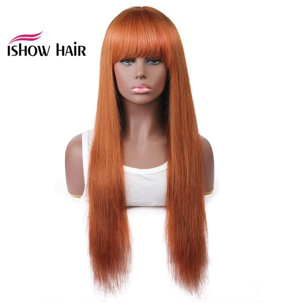 ishow hair brazilian 4 27 straight human hair wigs with bangs 27 30 99j orange ginger peruvian none lace wigs indian hair malaysia8206224, Black;brown
ishow hair brazilian 4 27 straight human hair wigs with bangs 27 30 99j orange ginger peruvian none lace wigs indian hair malaysia8206224, Black;brown