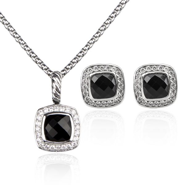 women necklace earrings set 18k gold plated garnet luxury and designer diamond jewelry stud earrings wedding party fashion, Silver
women necklace earrings set 18k gold plated garnet luxury and designer diamond jewelry stud earrings wedding party fashion, Silver