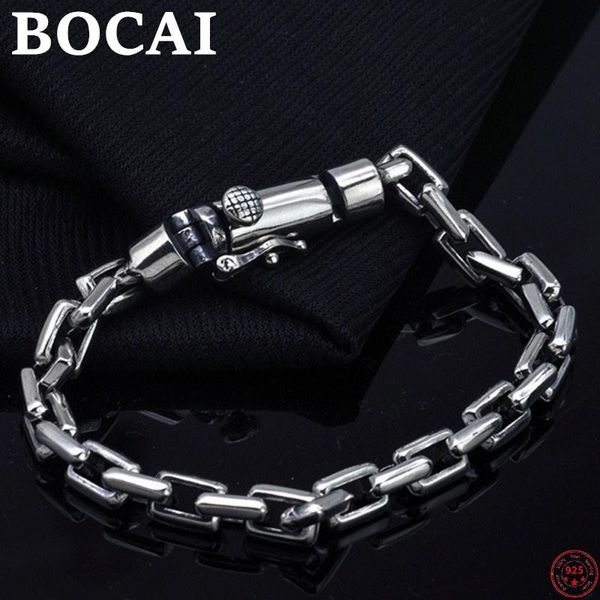 bangle bocai s925 sterling silver bracelet male couple personality trend 2022 new fashion vintage ochain pure argentum hand jewelry, Black
bangle bocai s925 sterling silver bracelet male couple personality trend 2022 new fashion vintage ochain pure argentum hand jewelry, Black
