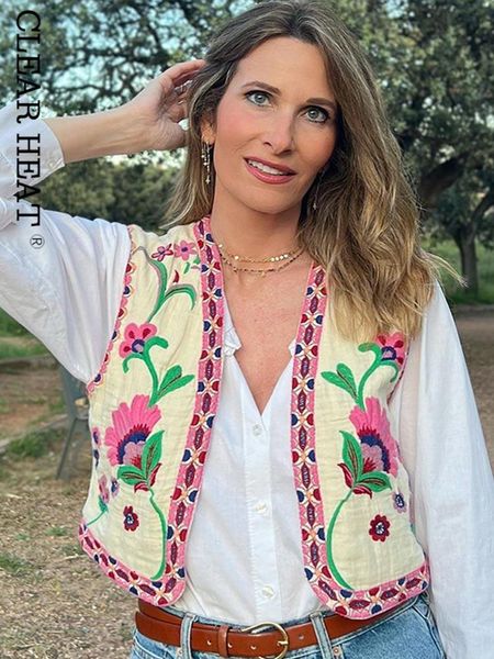 women s vests chic vintage flower embroidery vest jacket v neck sleeveless cardigan 2023 summer fashion female high street 230522, Black;white
women s vests chic vintage flower embroidery vest jacket v neck sleeveless cardigan 2023 summer fashion female high street 230522, Black;white