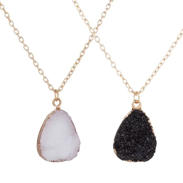 handmade gold plated irregular resin pendant necklaces jewelry with chain for women men lover fashion accessories, Silver
handmade gold plated irregular resin pendant necklaces jewelry with chain for women men lover fashion accessories, Silver
