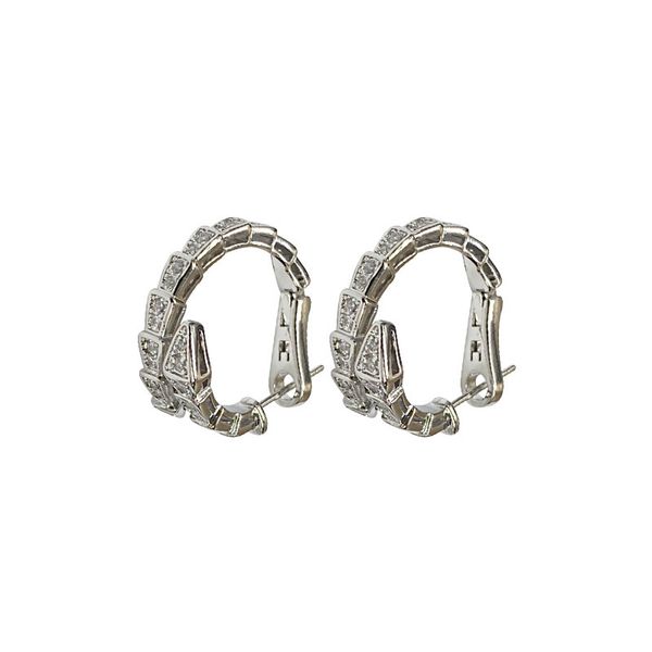 luxury womens brand designer earrings ear stud snake head women diamond temperament fashion earring ladies wedding party jewelry gift access, Silver
luxury womens brand designer earrings ear stud snake head women diamond temperament fashion earring ladies wedding party jewelry gift access, Silver