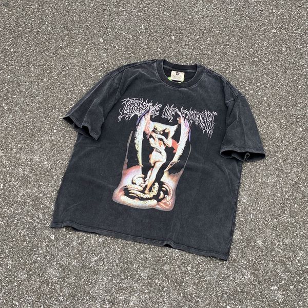 vintage clothing printed short sleeve cotton loose oversized tees t-shirt for men, Black;brown
vintage clothing printed short sleeve cotton loose oversized tees t-shirt for men, Black;brown