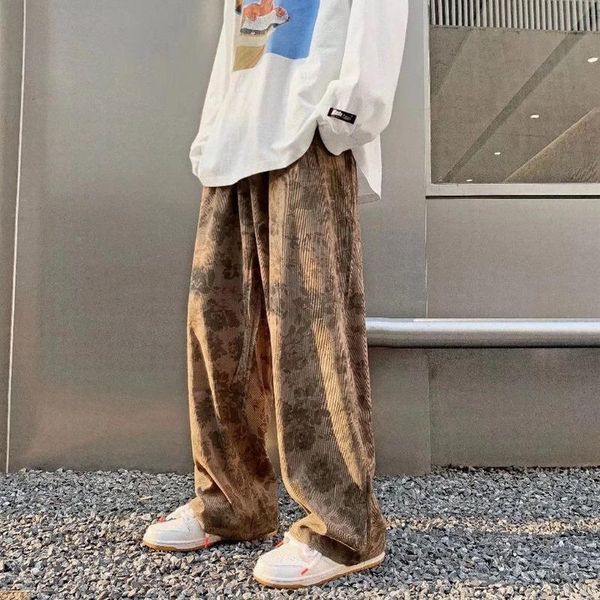 capris corduroy pants women vintage distressed printed straight streetwear women bottoms pants loose casual wide leg sweatpants women, Black;white
capris corduroy pants women vintage distressed printed straight streetwear women bottoms pants loose casual wide leg sweatpants women, Black;white