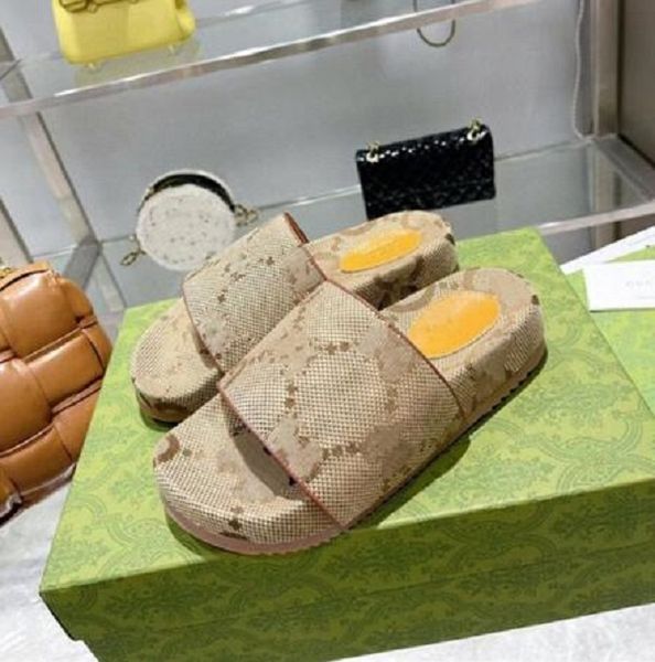 designer slippers fashion thick bottom sandals letter embroidery slides lady platform wedges sandal beach high heel size, Black
designer slippers fashion thick bottom sandals letter embroidery slides lady platform wedges sandal beach high heel size, Black