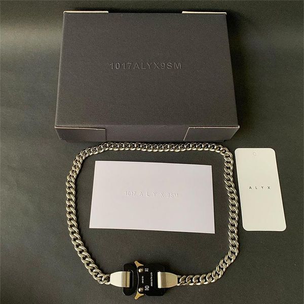 necklaces high street alyx hero chain necklace men women fashion metal buckle 1017 alyx 9sm necklace chain link accessories titanium, Silver
necklaces high street alyx hero chain necklace men women fashion metal buckle 1017 alyx 9sm necklace chain link accessories titanium, Silver