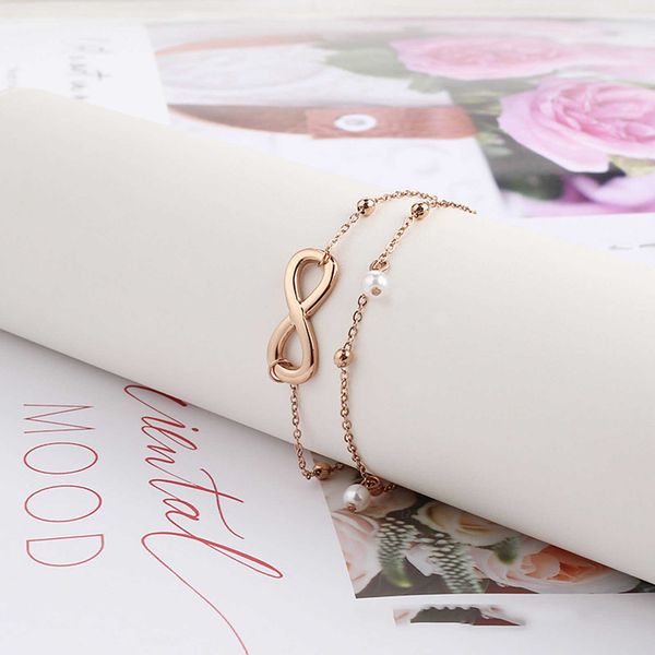 anklets 304 stainless steel stylish link cable chain multilayer layered anklet imitation pearl infinity symbol 22cm(8 5/8") long 1piece, Red;blue
anklets 304 stainless steel stylish link cable chain multilayer layered anklet imitation pearl infinity symbol 22cm(8 5/8") long 1piece, Red;blue